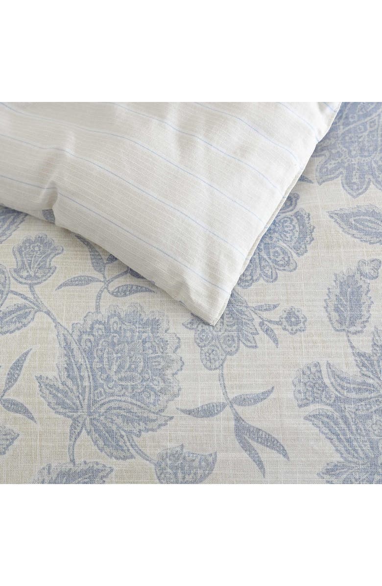 Nautica Elmwood Floral Cotton Comforter Set, Alternate, color, Lt-Pastel Blue