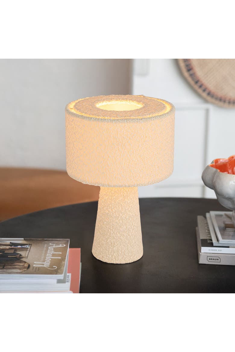 Table Lamp with Inline Switch, Alternate, color, White