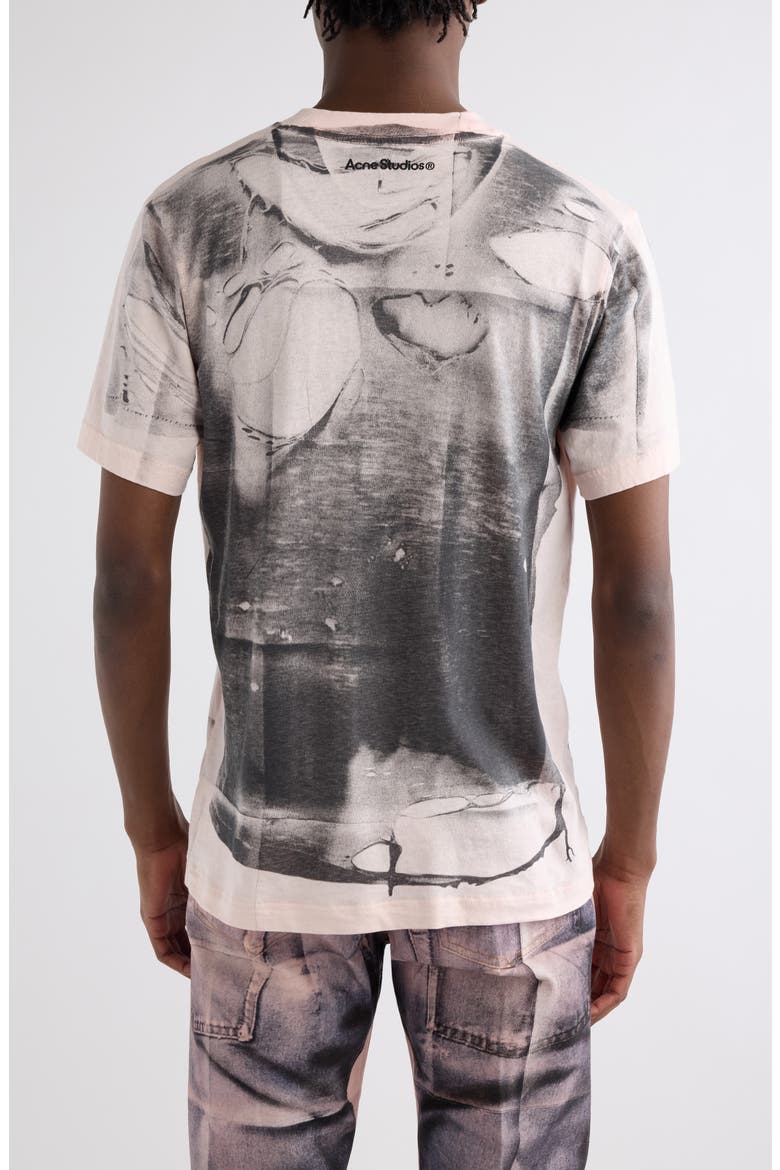 Eamon Trompe l'Oeil T-Shirt, Alternate, color, PINK/ GREY