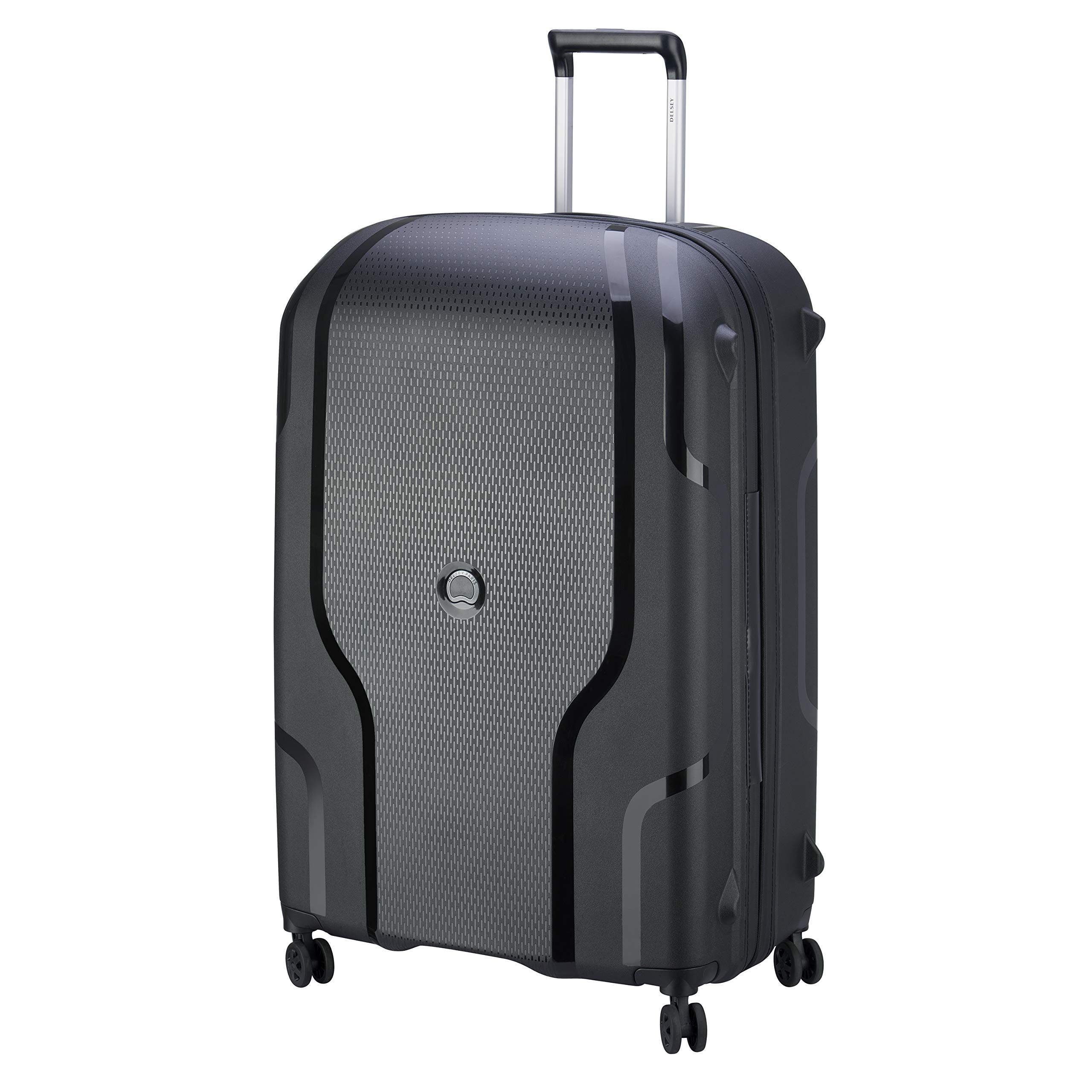 Delsey Paris Clavel Hardside Large Expandable Luggage with Spinner Wheels, Alternate, color, Black
