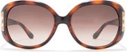 FERRAGAMO 57mm Oversized Sunglasses