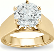 Bliss Diamond Certified 2Ct Round Diamond Solitaire Engagement Ring 14k Gold Lab Grown