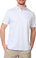 TailorByrd Modern Fit Stripe Piqué Polo