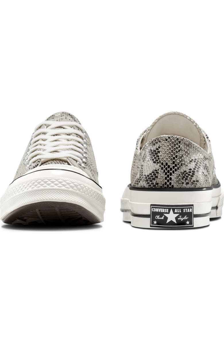 Converse Chuck 70 Faux Snakeskin Suede Low Top Sneaker, Alternate, color,