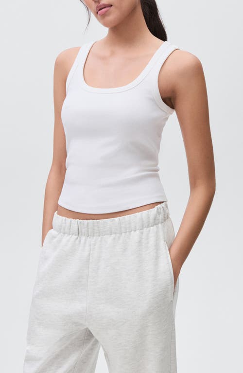 Mango Teen Pocket Joggers In White