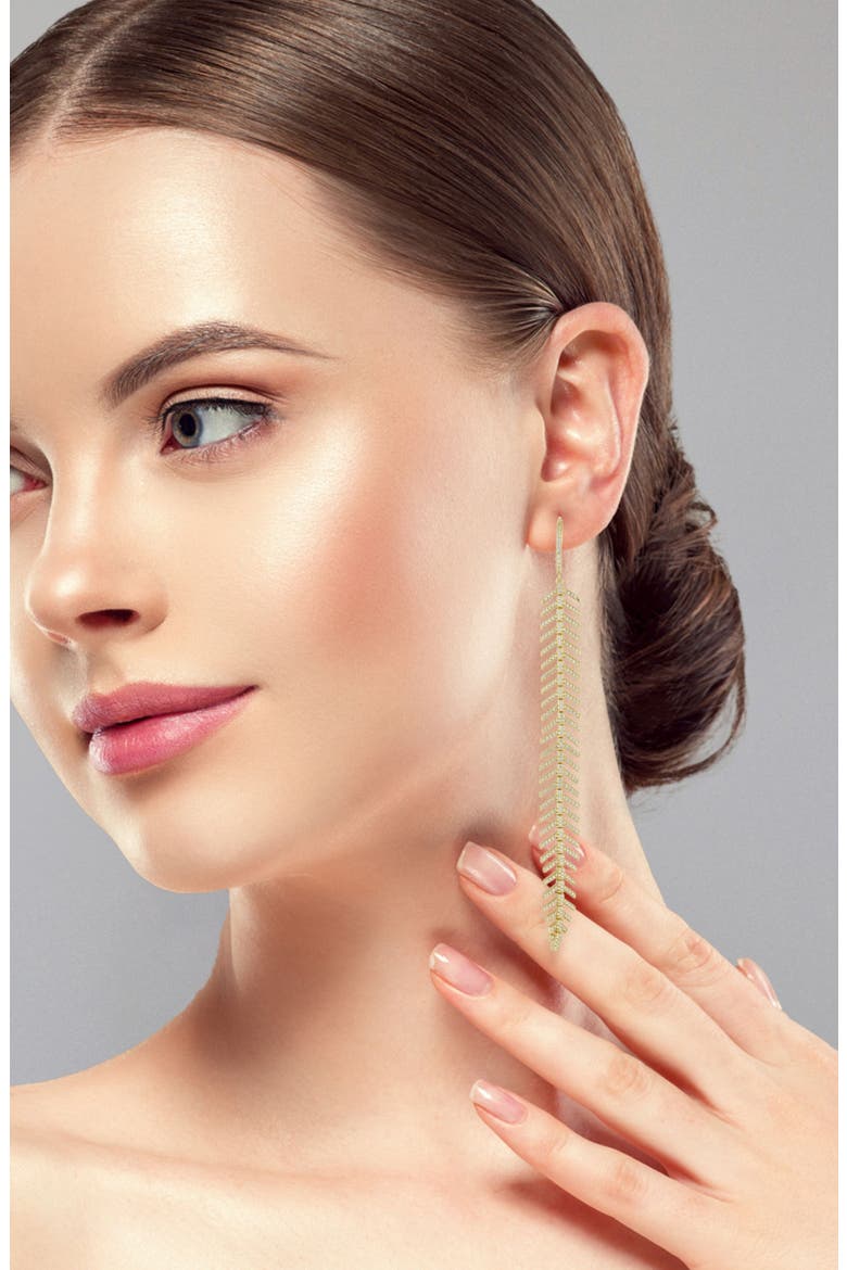 Drop Earrings, Alternate, color, GOLD
