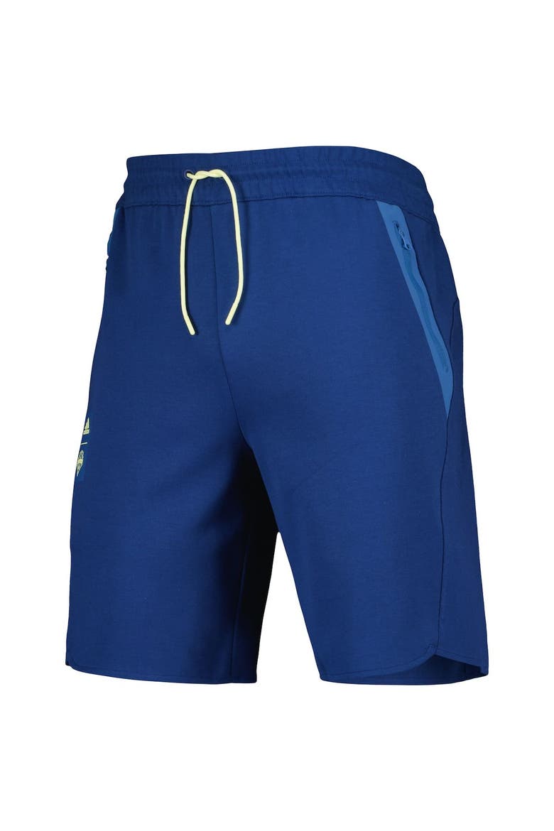 Men's adidas Navy Seattle Sounders FC 2023 Player Travel Shorts, Alternate, color, Navy