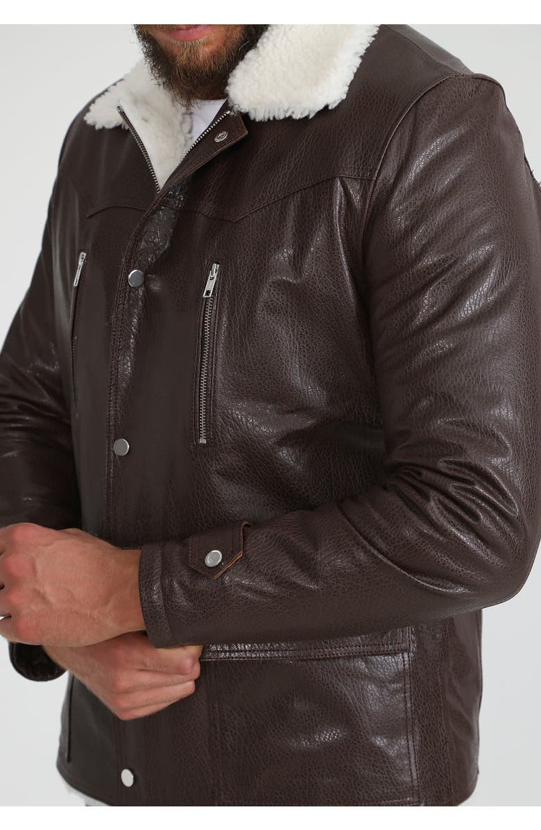 Furniq UK Thomas Shearling Coat, Alternate, color,