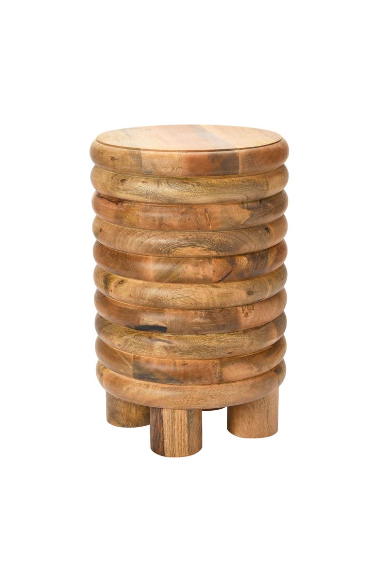 Olive Grove Dossier Vintage End Table or Stool, Main, color, Natural