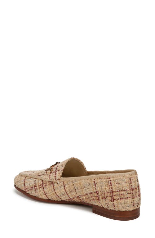 Sam Edelman Loraine Bit Loafer Pale Gold Fabric In Pale Gold