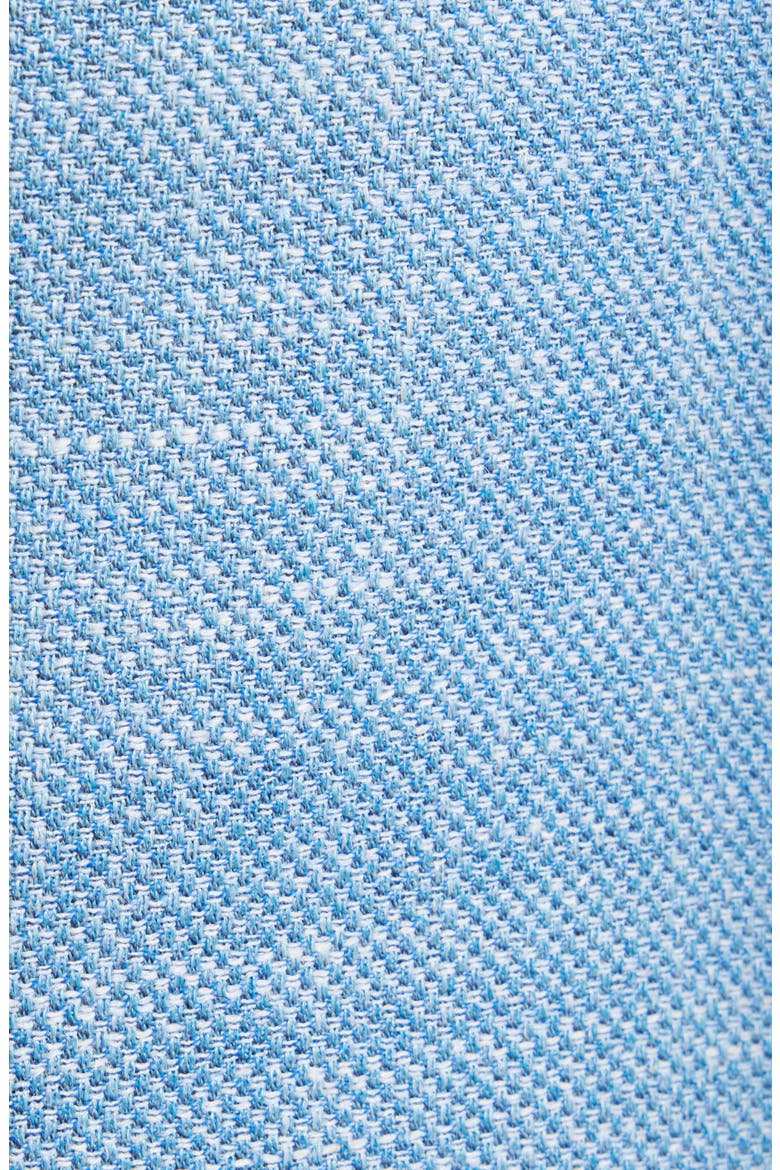 250th Capsule Myles Unconstructed Light Blue Slub Wool & Silk Blend Sport Coat, Alternate, color, LIGHT BLUE