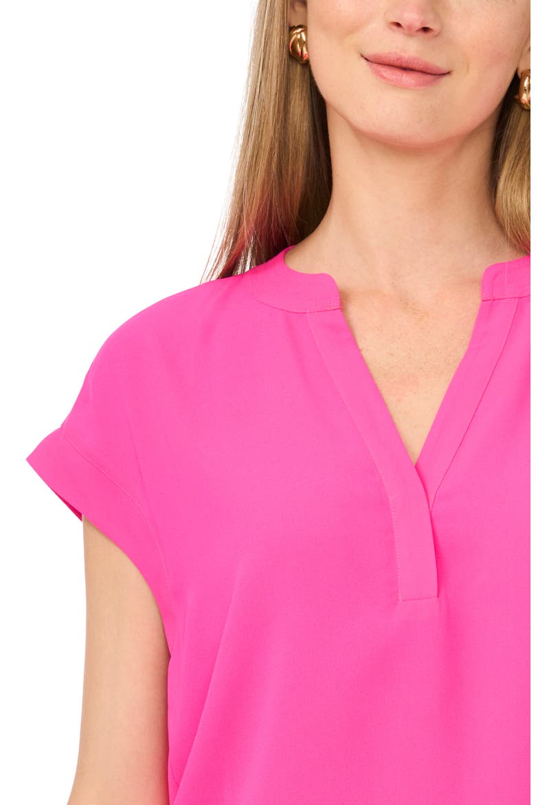 Dolman Sleeve Top, Alternate, color, HOT PINK