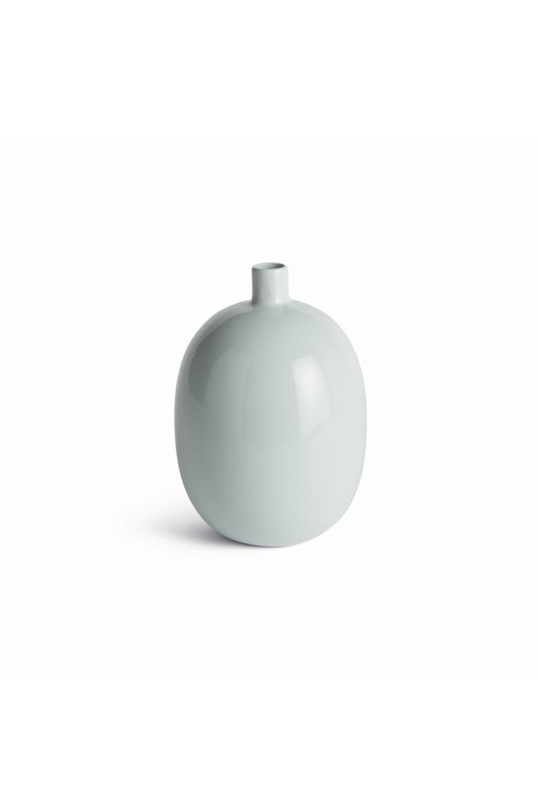 Barclay Butera Sandbar Vase Small - Light Blue Stoneware, Main, color, Blue