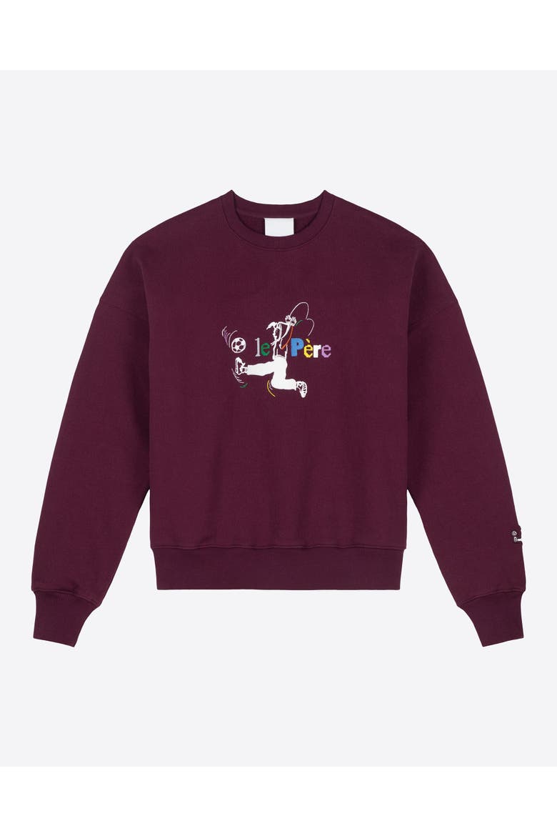 Perennial Sweatshirt, Main, color, Wine Red