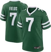 Nike Youth Nike Justin Fields Legacy Green New York Jets Game Player Jersey