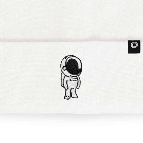 Dalix Astronaut Beanie In White