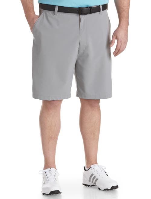 Reebok Big & Tall Golf Performance Flat-Front Shorts in Grey 