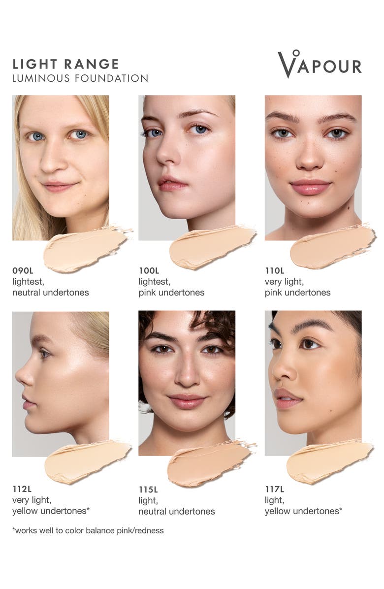 VAPOUR Luminous Foundation, Alternate, color,