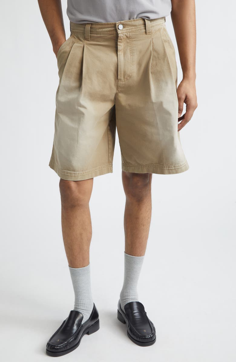 ERL Gender Inclusive Chino Shorts, Main, color, Beige