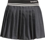 Sporty & Rich Abigail Wool Pleated Skirt