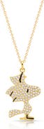 Crislu x Peanuts® Pavé Woodstock Pendant Necklace