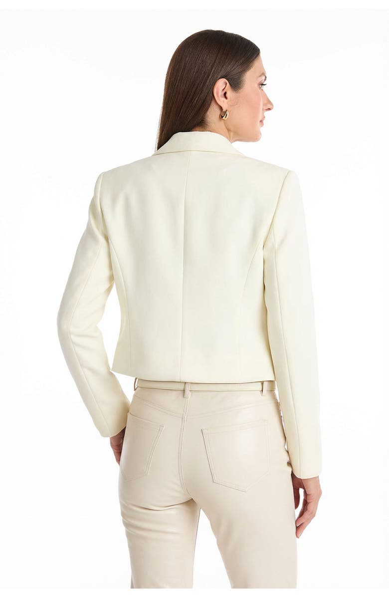 The Noli Shop Gabrielle Double Breasted Blazer, Alternate, color, Pearl