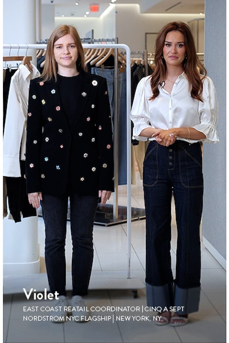 Karlie Enamel Flower Blazer video