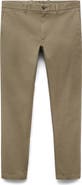 MANGO Barna Slim Fit Stretch Twill Chino Pants