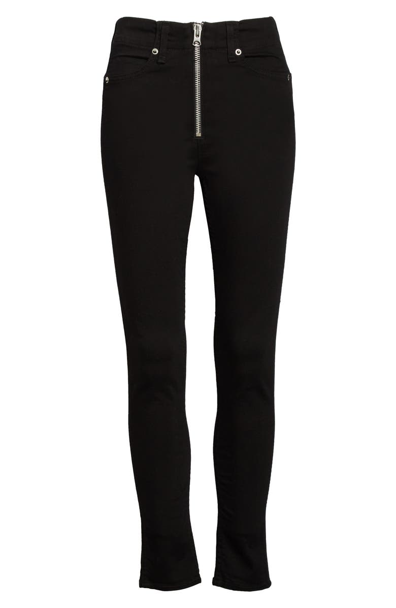 rag & bone Nina High Waist Ankle Skinny Jeans, Alternate, color, 