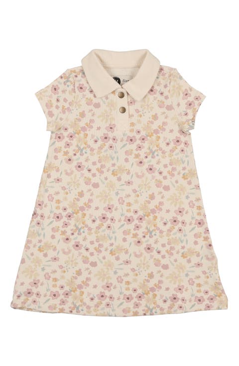 Kids' Pretty Garden Cotton Blend Shirtdress (Toddler & Little Kid)