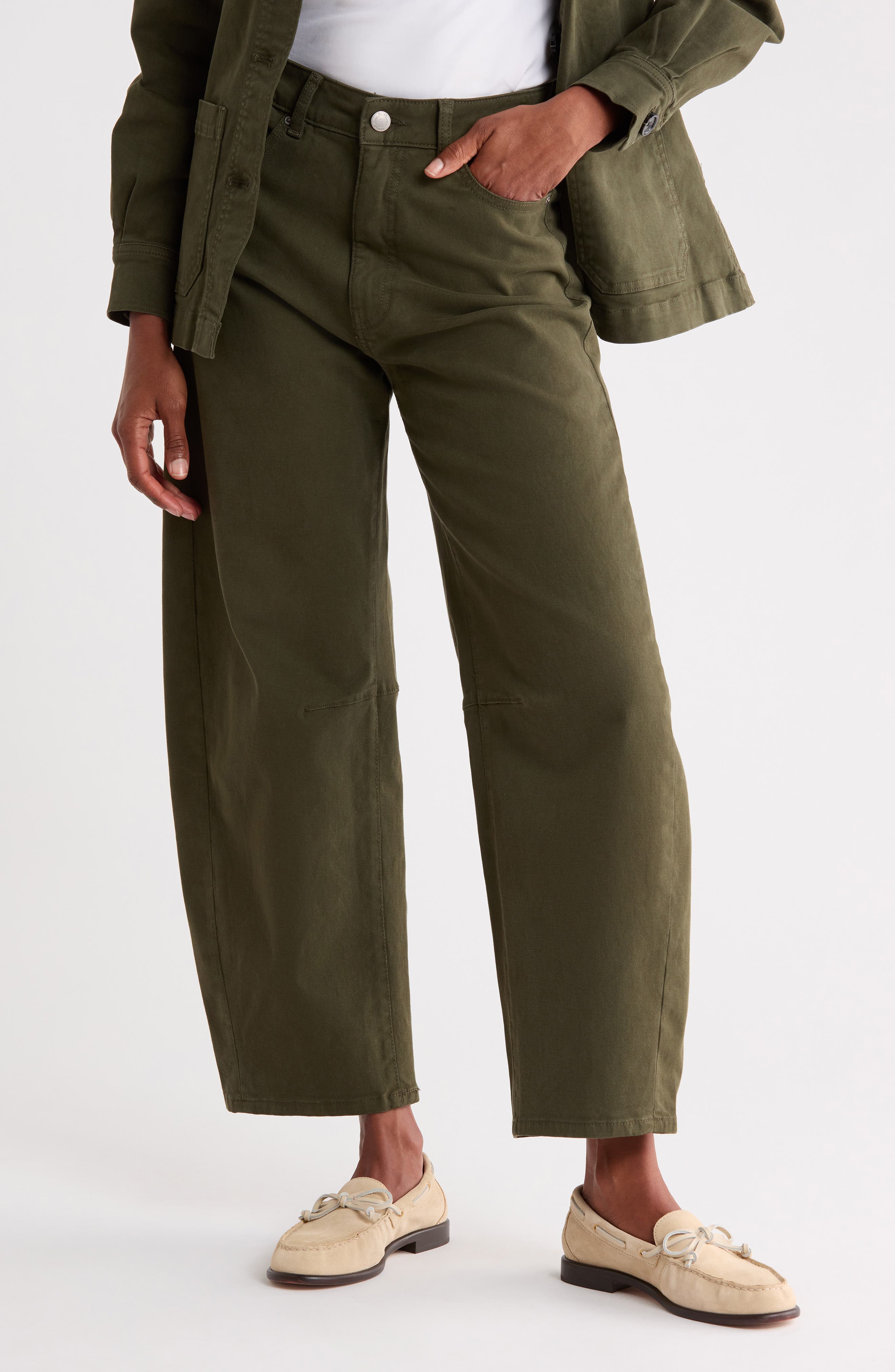 Miro High Waist Barrel Leg Jeans