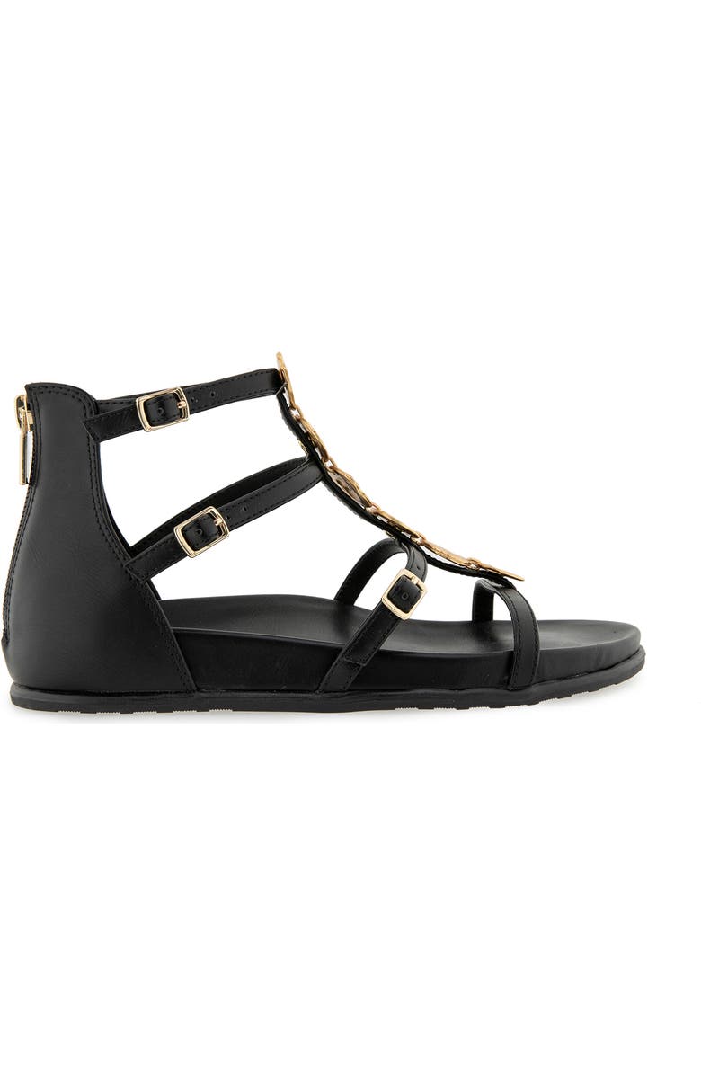 Rebecca Minkoff Hadley Cage Sandal, Alternate, color, Black