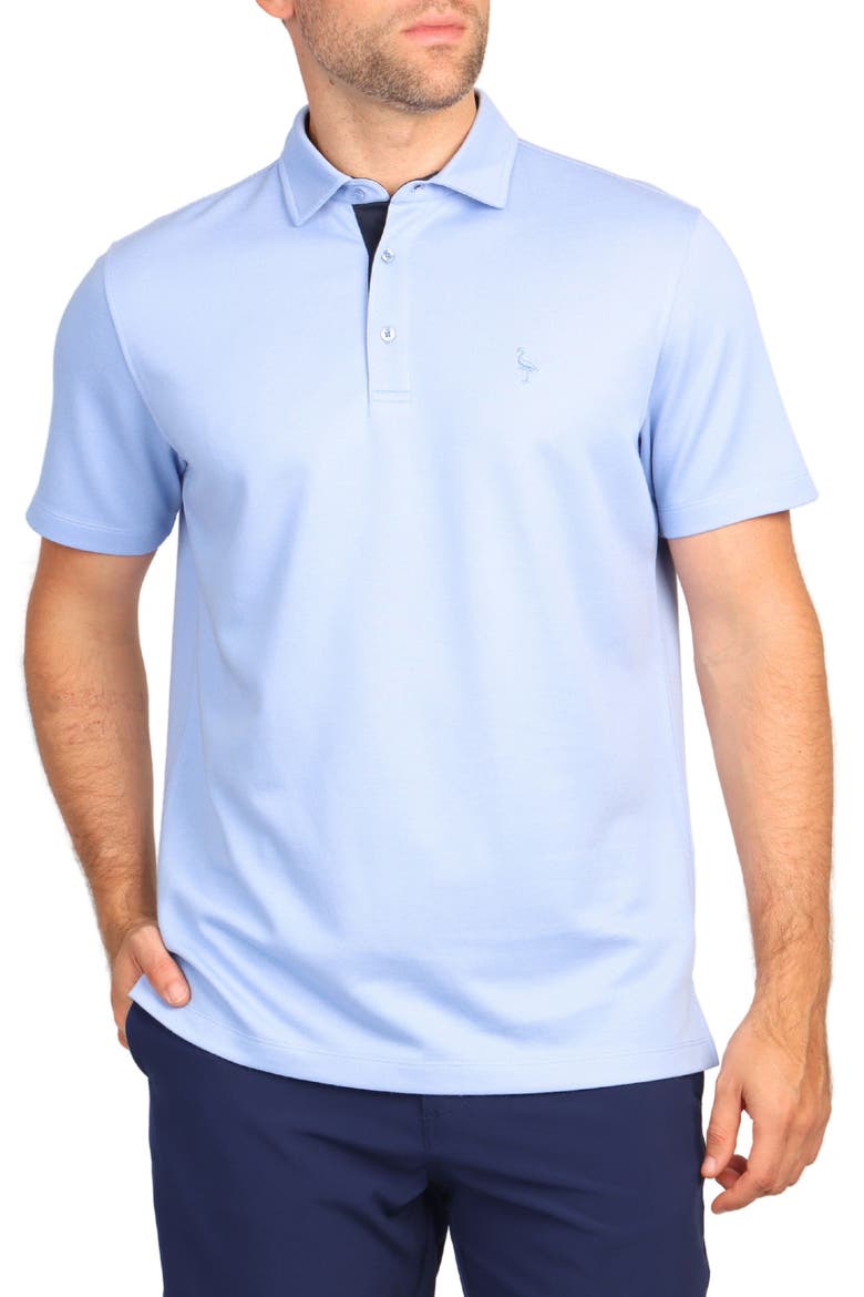 Solid Modal Blend Polo, Main, color, SKY BLUE