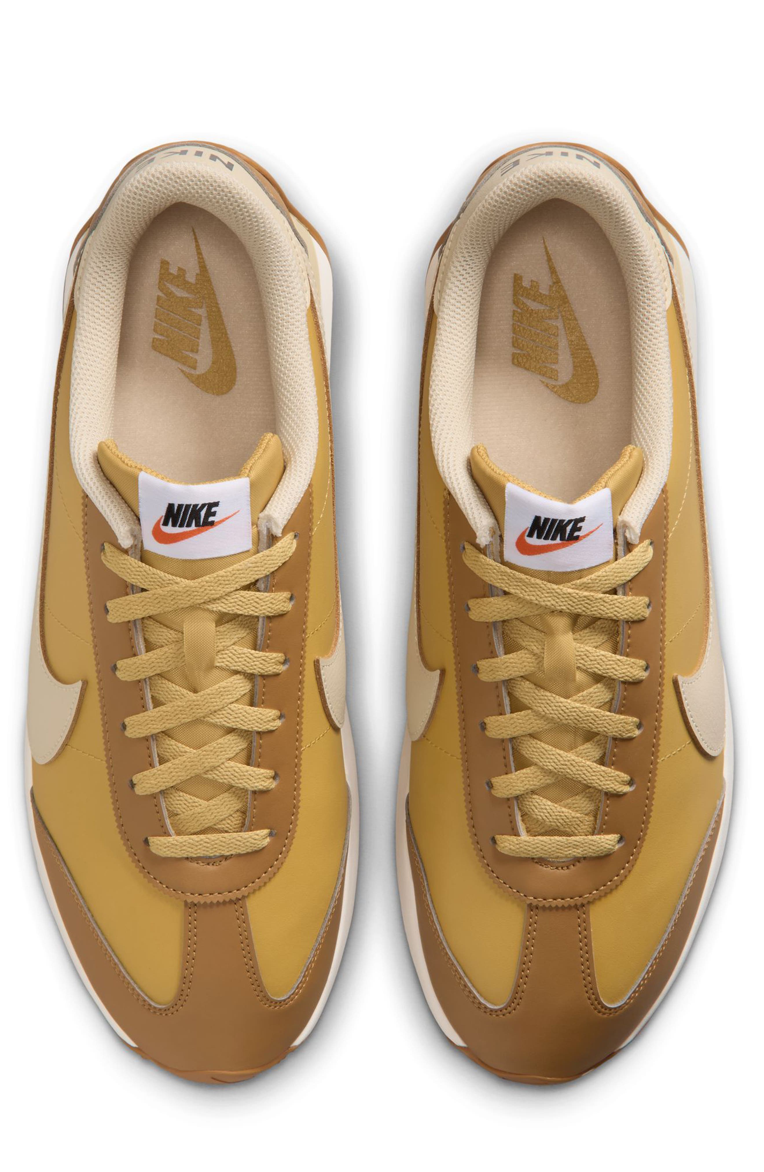 Pacific Leather Sneaker, Alternate, color, WHEAT GOLD/ BEACH