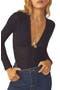 Lindsey Plunge V-Neck Top