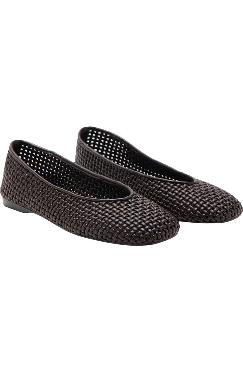 MANGO Braided Ballet Flat, Main, color,