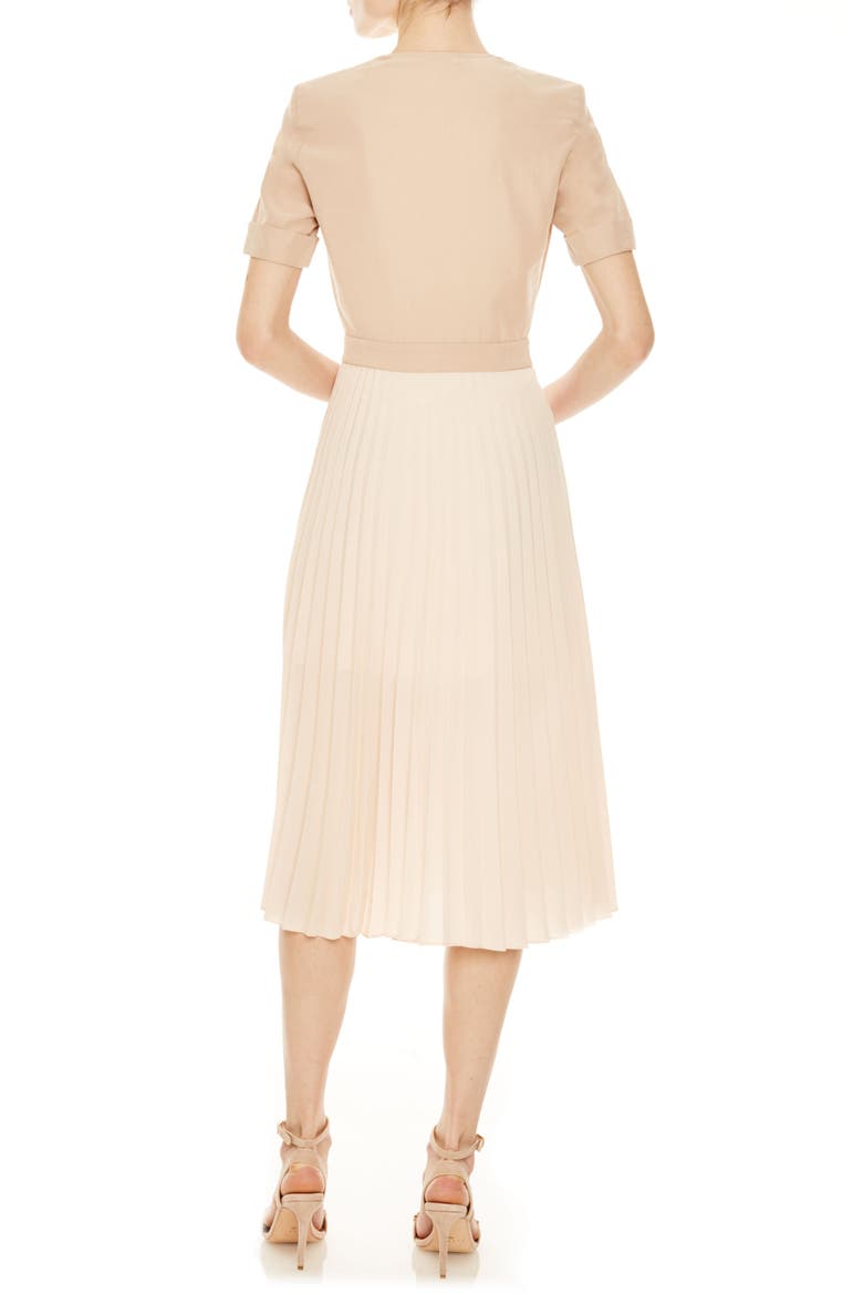 Gladis 2-in-1 Wrap Dress, Alternate, color, BEIGE