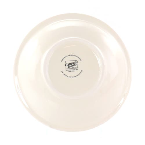 Gibson Home Heidy 12 Piece Hand Painted Durastone Dinnerware Set In Multi