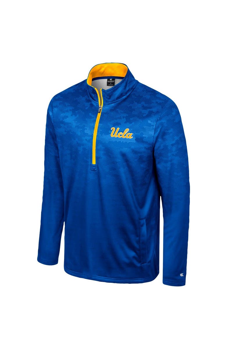 COLOSSEUM Men's Colosseum Blue UCLA Bruins The Machine Half-Zip Jacket, Alternate, color, Blue