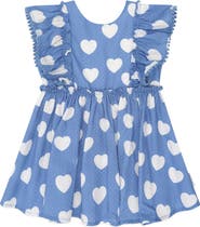 Huxbaby Frill Heart Bow Dress