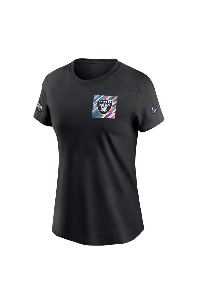 Nike Women's Nike  Black Las Vegas Raiders 2023 NFL Crucial Catch Sideline Tri-Blend T-Shirt, Alternate, color, 
