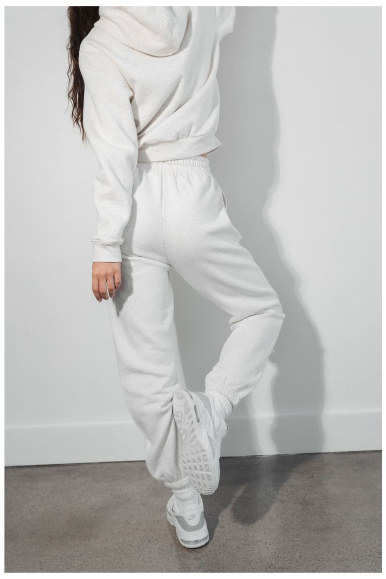 Cozy Uni Jogger, Alternate, color, Oat Marl