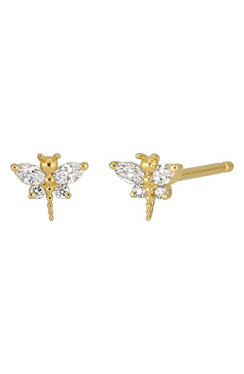 Liora Butterfly Diamond Stud Earrings (Nordstrom Exclusive)