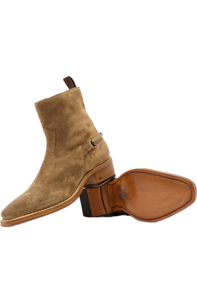 John Varvatos Walker Bit Boot, Alternate, color, Rye