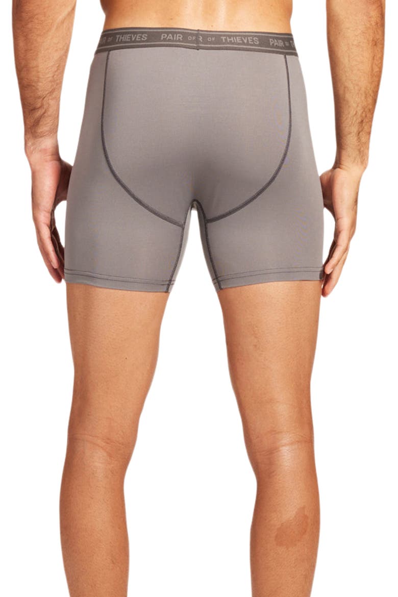 4-Way Performance Boxer Briefs, Alternate, color, SLATE