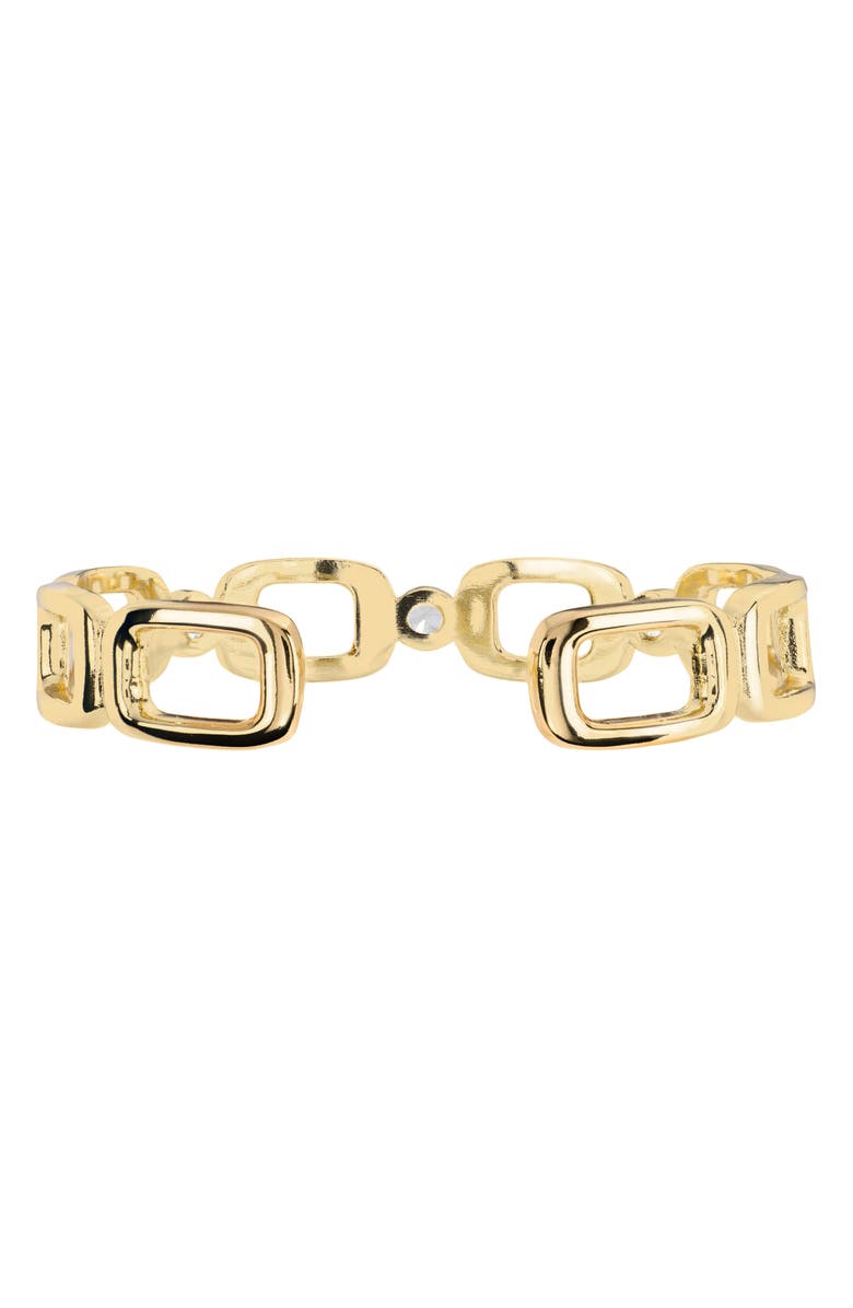 ATHRA LUXE La Dorée Square Link Cuff Bracelet, Alternate, color, 