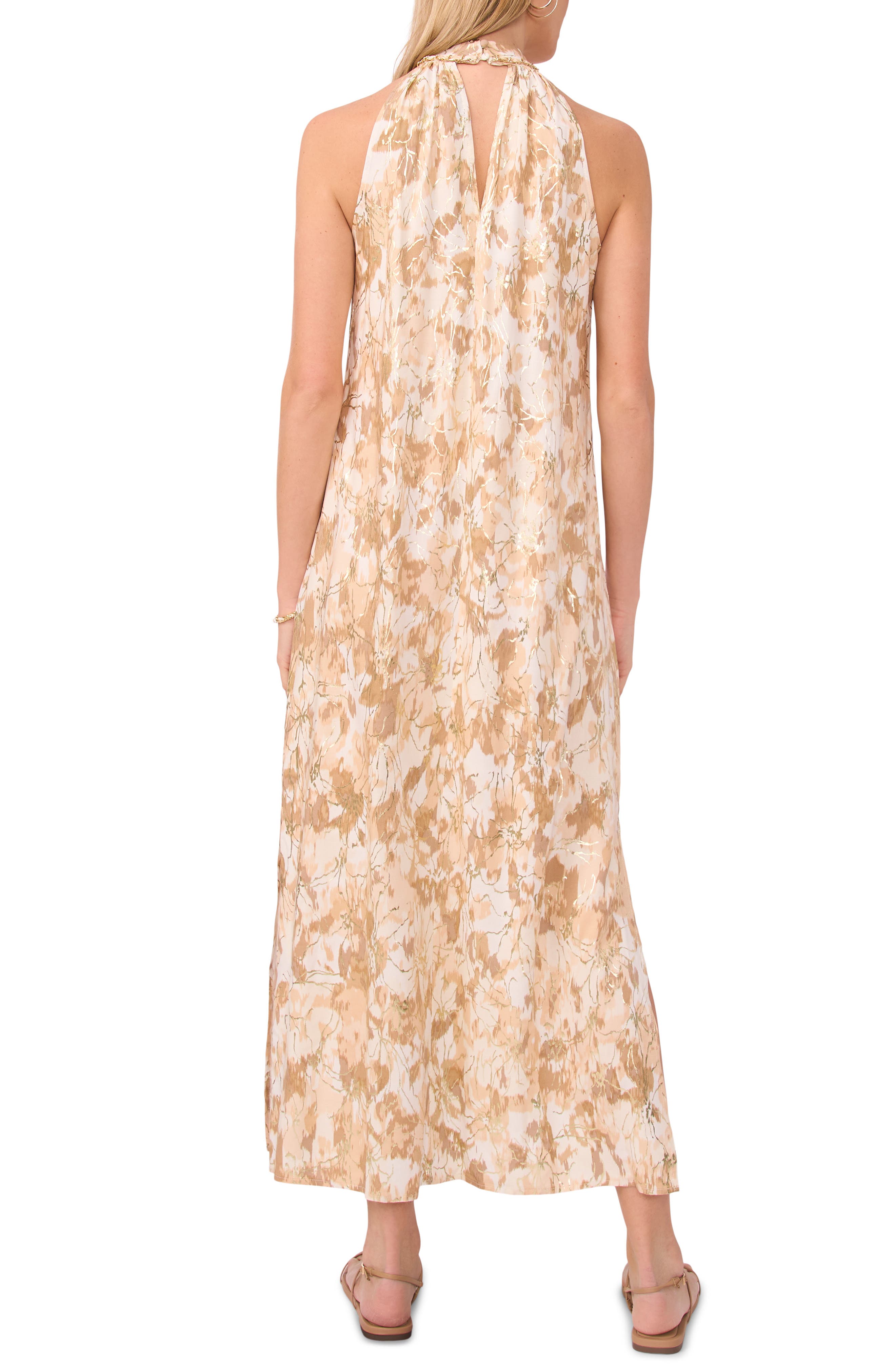 Halter Maxi Shift Dress - image 2