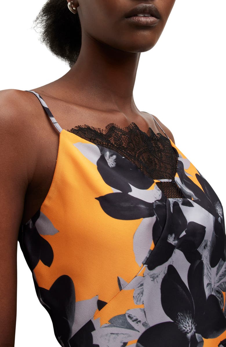 AllSaints Eldia Alessandra Lace Inset Camisole, Alternate, color, 