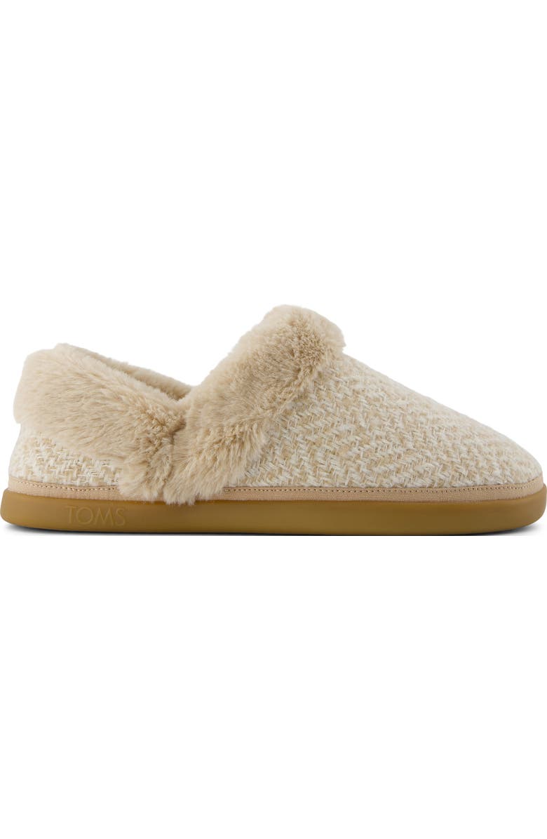 TOMS Oslo Faux-Fur Lined Convertible Slipper, Alternate, color, Beige/ Khaki
