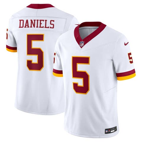 Men's Nike Jayden Daniels White Washington Commanders Vapor F.U.S.E. Limited Super Bowl Era Jersey